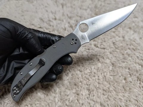 Складний ніж Spyderco Stretch 2 XL CRUWEAR G10 складаний ніж спайдерко