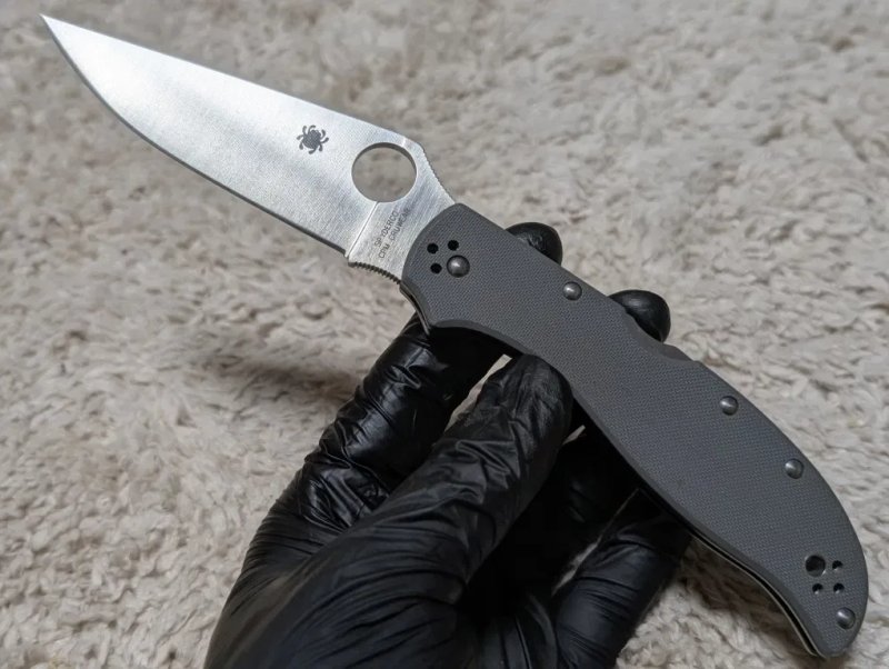 Складний ніж Spyderco Stretch 2 XL CRUWEAR G10 складаний ніж спайдерко — фото 2