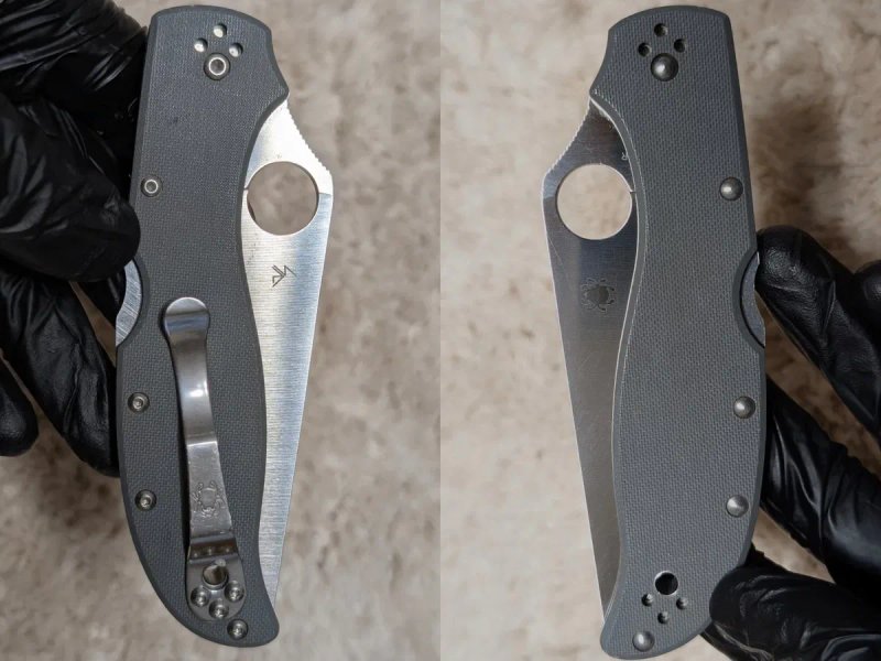 Складний ніж Spyderco Stretch 2 XL CRUWEAR G10 складаний ніж спайдерко — фото 5