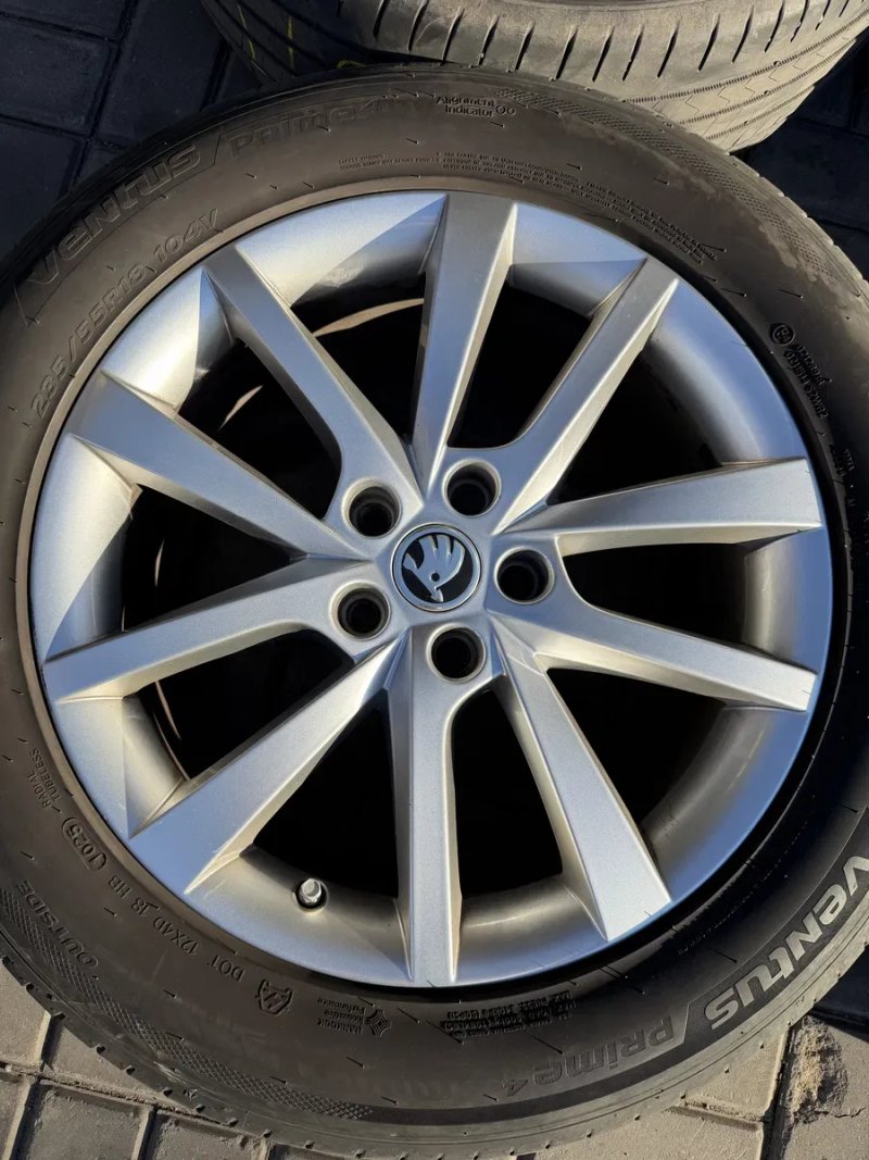 Skoda Kodiaq R18 Hankook 235/55 R18 Шкода Кодіак Окатвія А5 А7 VW — фото 3