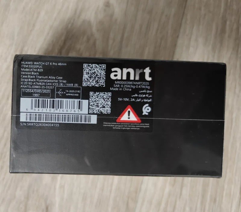 Смарт-годинник HUAWEI Watch GT 6 Pro Black [46mm) Global — фото 4
