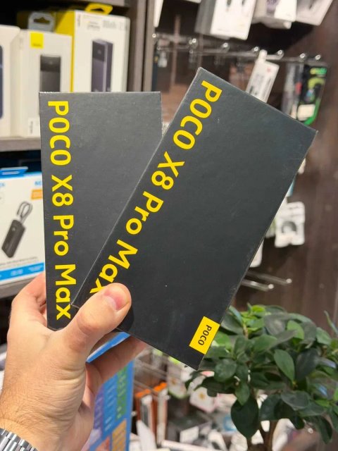 Смартфон POCO X8 Pro Max 12/256GB Black Із блоком живлення