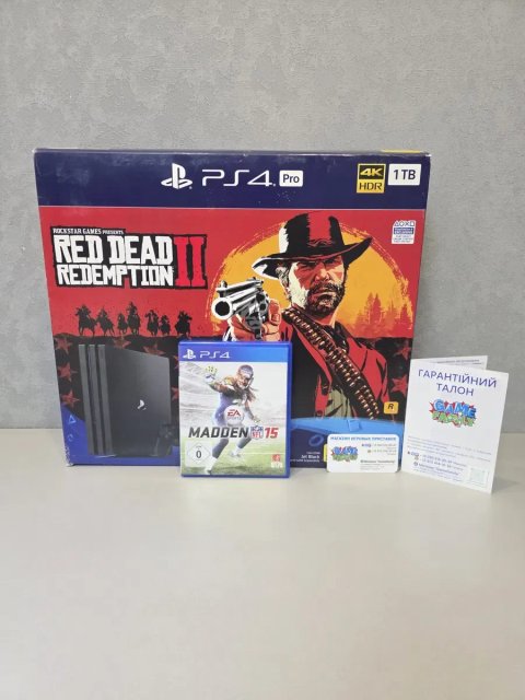 Sony Playstation 4 Ps4 Pro Ps 3 Ревізія CUH72 HDD 1024GB 1TB Магазин 12 Місяців Гарантія + Madden NFL