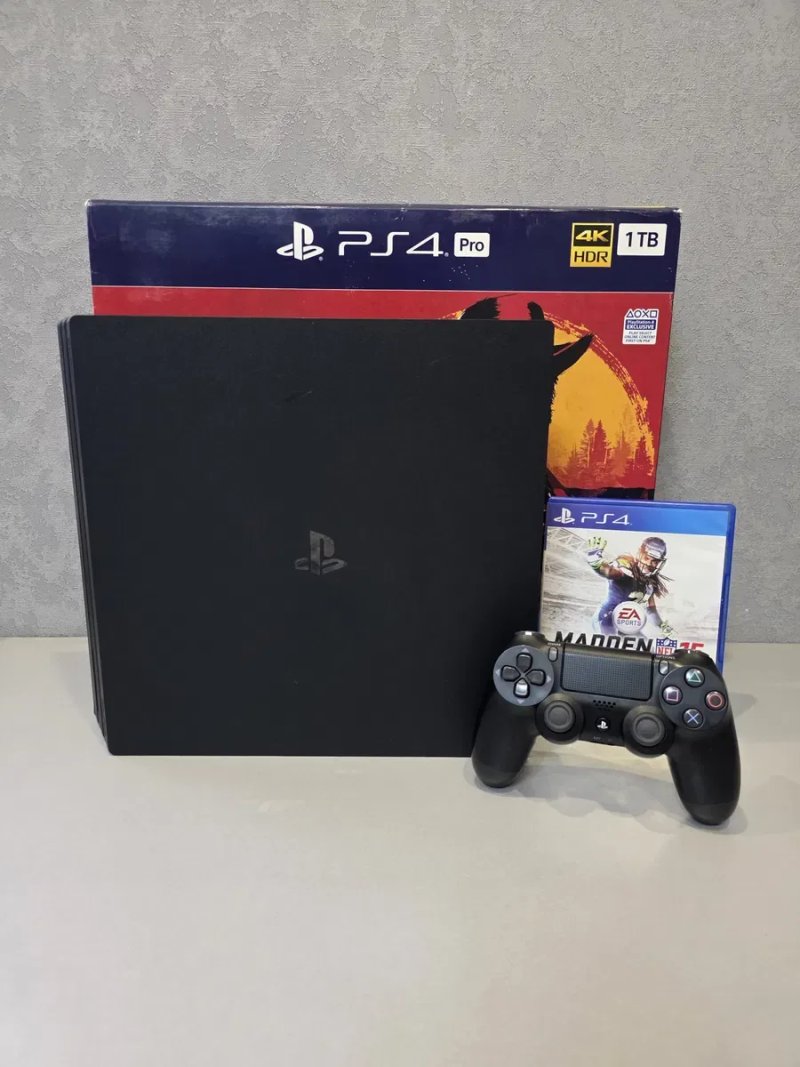 Sony Playstation 4 Ps4 Pro Ps 3 Ревізія CUH72 HDD 1024GB 1TB Магазин 12 Місяців Гарантія + Madden NFL — фото 3