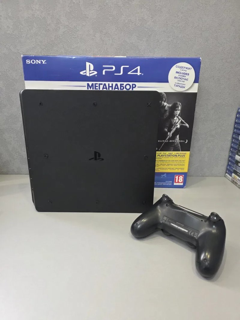 Sony Playstation 4 Ps4 Ps Slim 3 Ревізія CUH2208B HDD 1TB 1024GB Магазин 12 Місяців Гарантія + NBA2K16 — фото 4