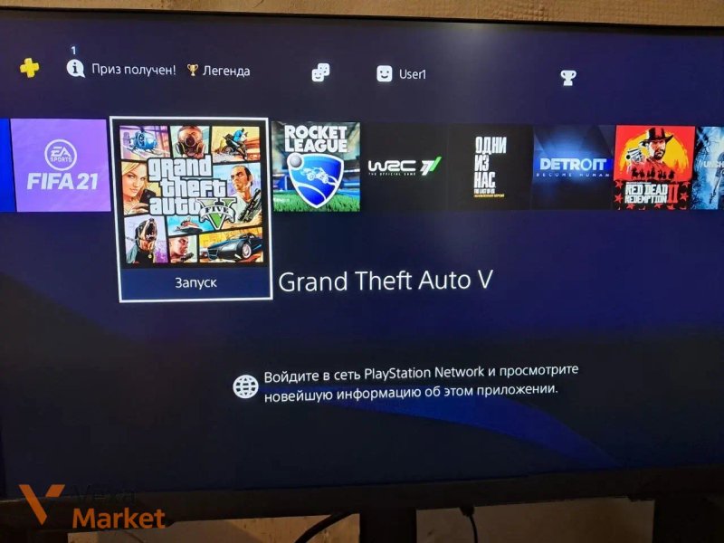 Sony PlayStation 4 Slim 500GB прошита з іграми — фото 3