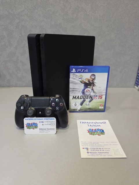 Sony Playstation 4 Slim Ps4 Ps CUH2218B 3 Ревізія 1TB 1024GB HDD Магазин 12 Місяців Гарантія + Madden NFL 15