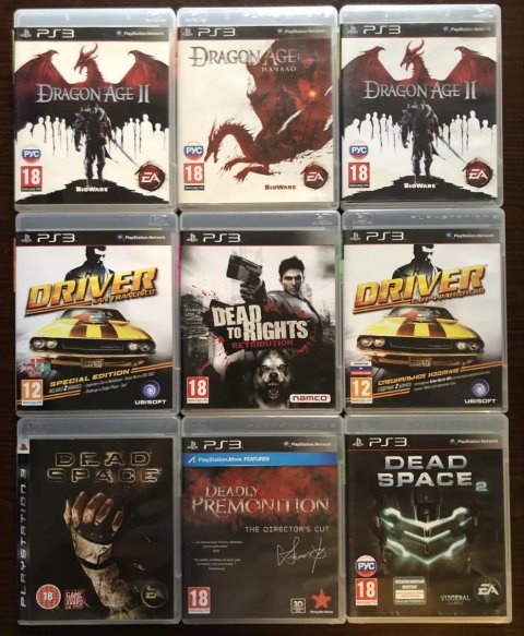 Sony PS3: Catherine Castlevania Diablo Devil May Cry, Dead Space, Doom Dark Souls, Dragon Age Начало, Driver Сан-Франциско, Drakengard, Dragons Dogma