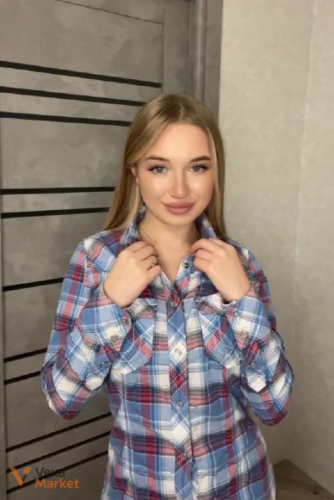 Сорочка в клітинку жіноча розмір XS