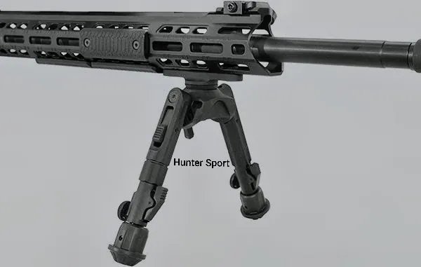 Сошки Leapers UTG Recon 360 TL 14-18 см, на базу M-lock для оружия АК, AR15, AR10 и др. Оригинал — фото 4
