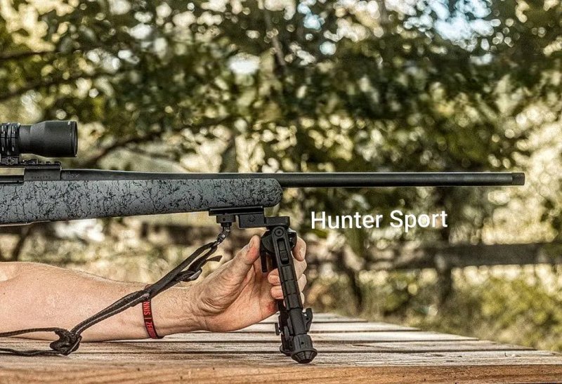 Сошки Leapers UTG Recon 360 TL 18-23 см, на базу Weaver/Picatinny/под антабку для оружия АК, AR15, AR10 и др. Оригинал — фото 2