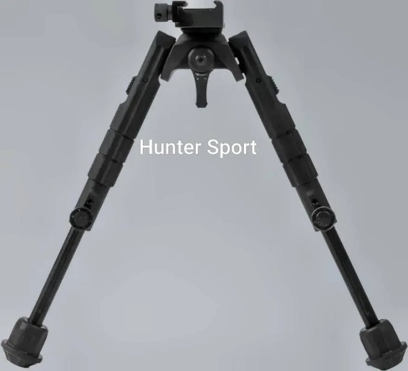 Сошки Leapers UTG Recon 360 TL 18-23 см, на базу Weaver/Picatinny/под антабку для оружия АК, AR15, AR10 и др. Оригинал — фото 8