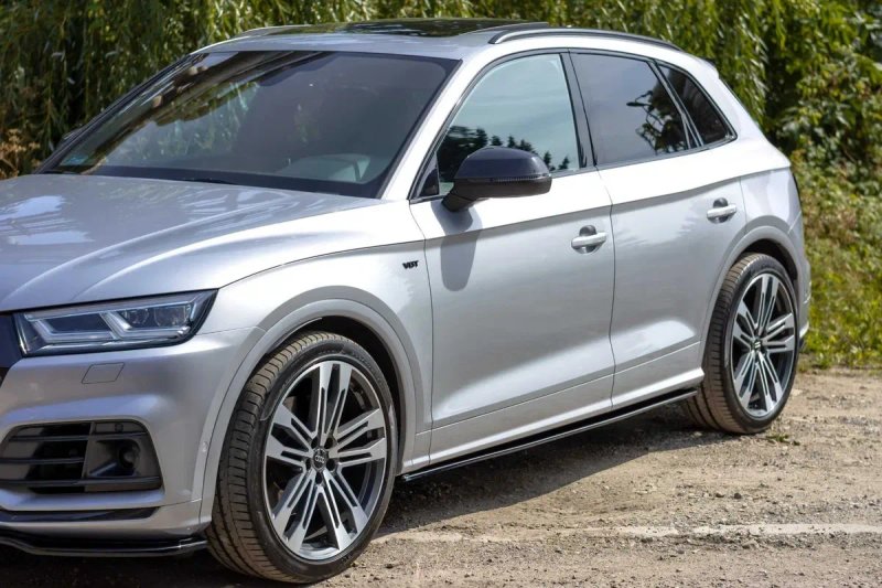 Сплітер Audi SQ5 FY \ Q5 S-line 80A (17-20) тюнінг обвіс спойлер — фото 4