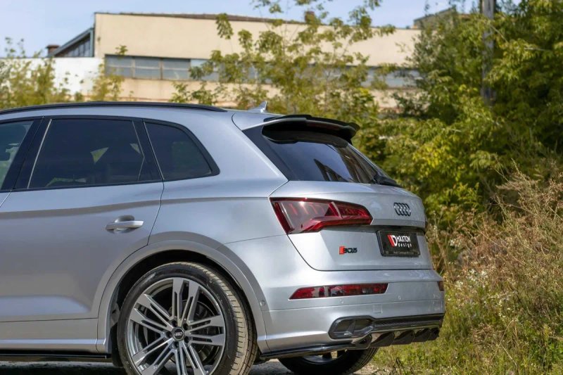 Сплітер Audi SQ5 FY \ Q5 S-line 80A (17-20) тюнінг обвіс спойлер — фото 5