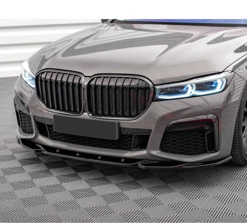 Сплітер BMW 7 Series G11/G12 у стилі Maxton Design спойлер диффузор пороги обвес зеркала губа сплиттер БМВ 7 Г11 Г12 — фото 2