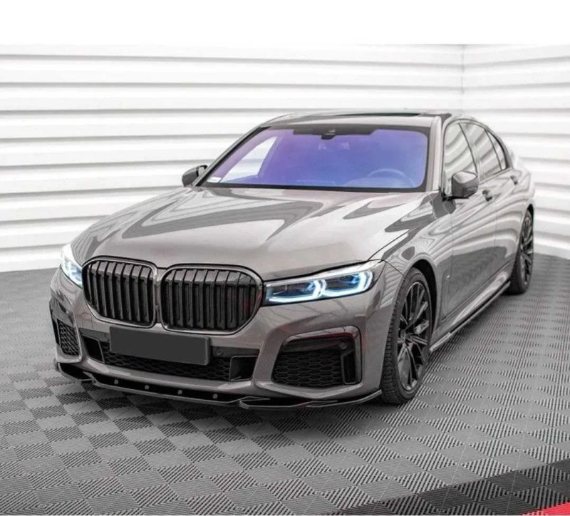 Сплітер BMW 7 Series G11/G12 у стилі Maxton Design спойлер диффузор пороги обвес зеркала губа сплиттер БМВ 7 Г11 Г12 — фото 3