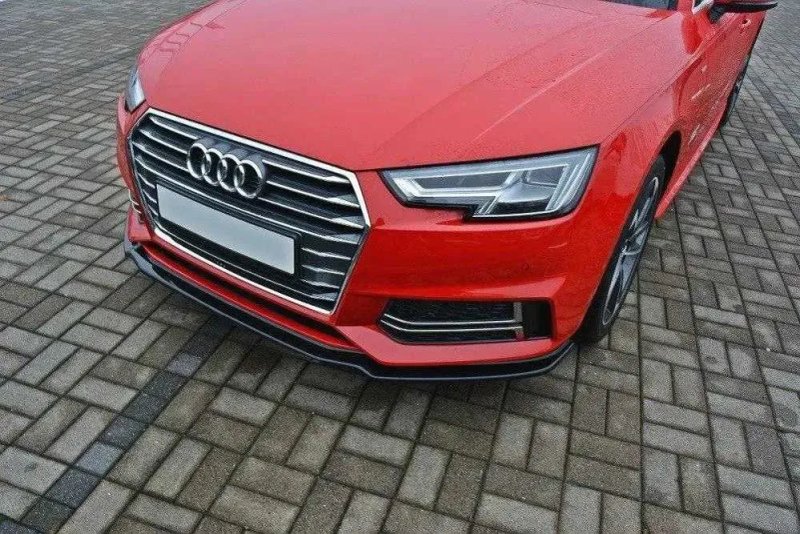 Сплиттер Audi s4 b9 / A4 B9 s-line тюнинг обвес губа юбка (Maxton) — фото 6