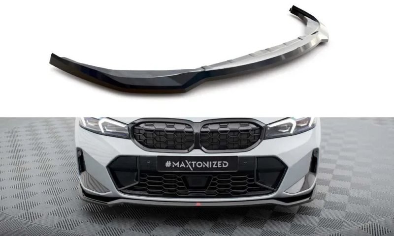 Сплиттер BMW G20 M-sport рестайл LCI (2022+) тюнинг обвес губа юбка — фото 4