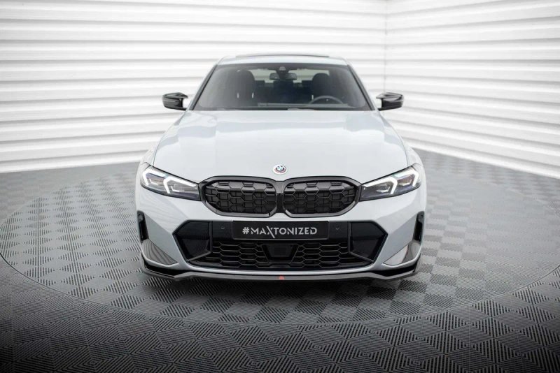 Сплиттер BMW G20 M-sport рестайл LCI (2022+) тюнинг обвес губа юбка — фото 7