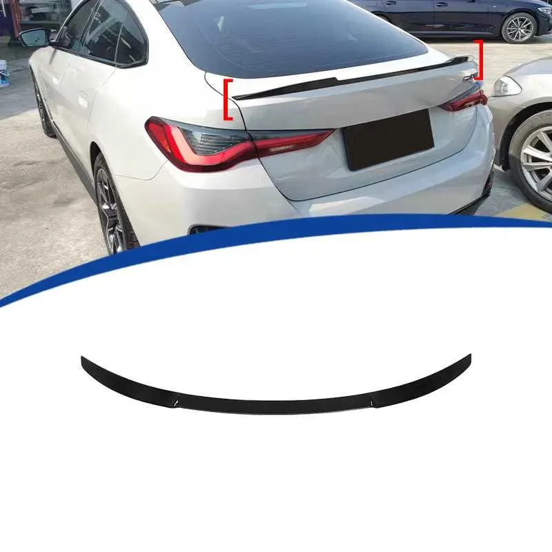 Спойлер багажника BMW 4 G26 сплиттер БМВ Г26 губа диффузор сплітер — фото 2