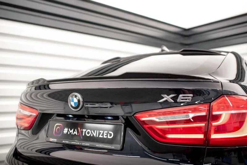 Спойлер BMW X6 F16 тюнинг сабля обвес бленда (maxton) — фото 5