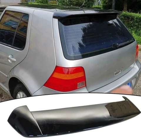 Спойлер чорний глянець VW Golf 4 1997-2004 хетчбек / ABS ПЛАСТИК