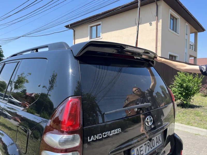 Спойлер на крышку багажника Toyota Land Cruiser Prado Тойота Прадо — фото 5