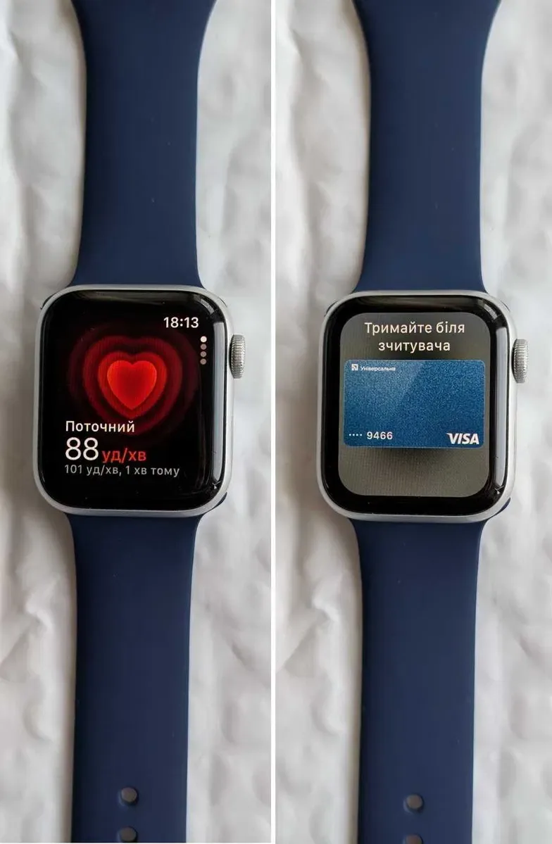 Справні гарний стан Apple Watch SE 40 silver батаре 86% з США Магазин Гарантія — фото 6