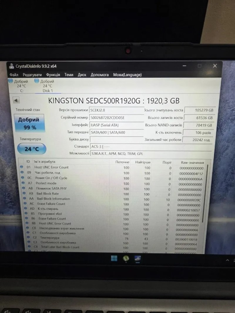 SSD диск Kingston Enterprise DC500R  1.92Tb — фото 2