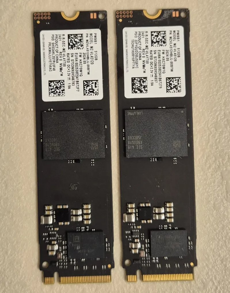 SSD диск Samsung PM9B1 512GB M.2 NVMe PCIe 3D NAND (TLC) — фото 5