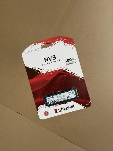 SSD Kingston 500Gb NVMe M.2 NV3 (новий)
