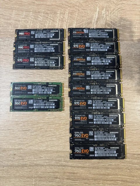 SSD M.2 NVMe Samsung EVO | PRO / 250GB / 500GB / 1TB / 2TB / Гарантія