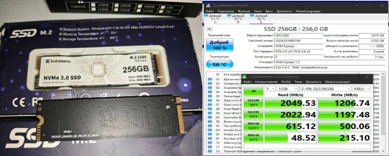 SSD NVMe PCIe 3.0 швидкісні ssd — фото 4