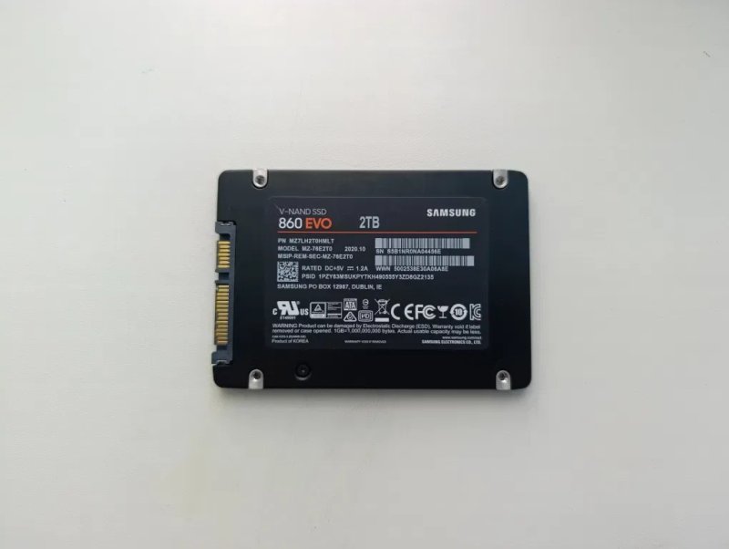 SSD Samsung 860 EVO 2TB , оригінал (MZ-76E2T0). — фото 2