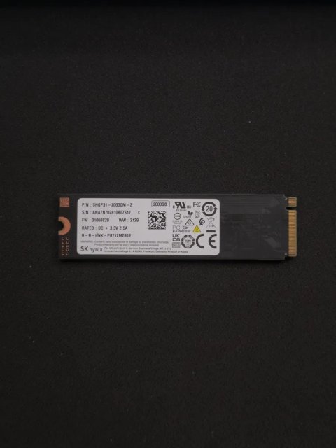 SSD SK hynix Gold P31 2TB NVMe M.2 2280 PCIe 3.0