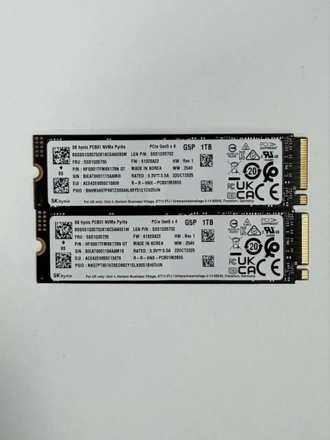 SSD SK Hynix PCB01 HFS001TFM9X178N GT 1Tb 2280 PCI-E 5.0 x4 14000/12000Mb/s