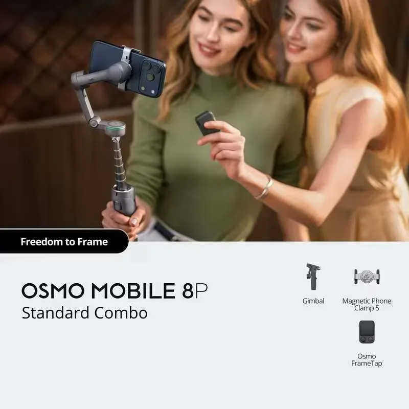 Стабілізатор DJI Osmo Mobile 8P(standart та tracking версія) + кейс!!! — фото 5