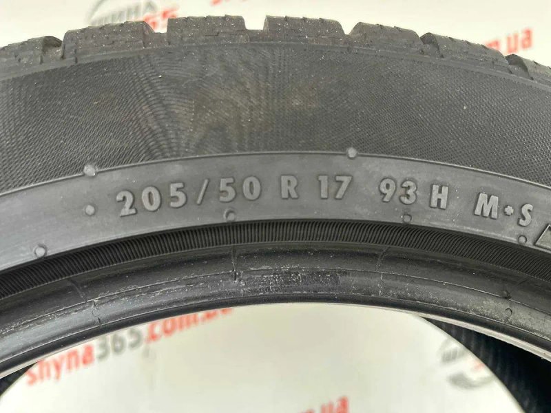 Стан нових зимові шини європейскі 205/50 R17 CONTINENTAL CONTIWINTERCONTACT TS830P підбір на авто резина — фото 6