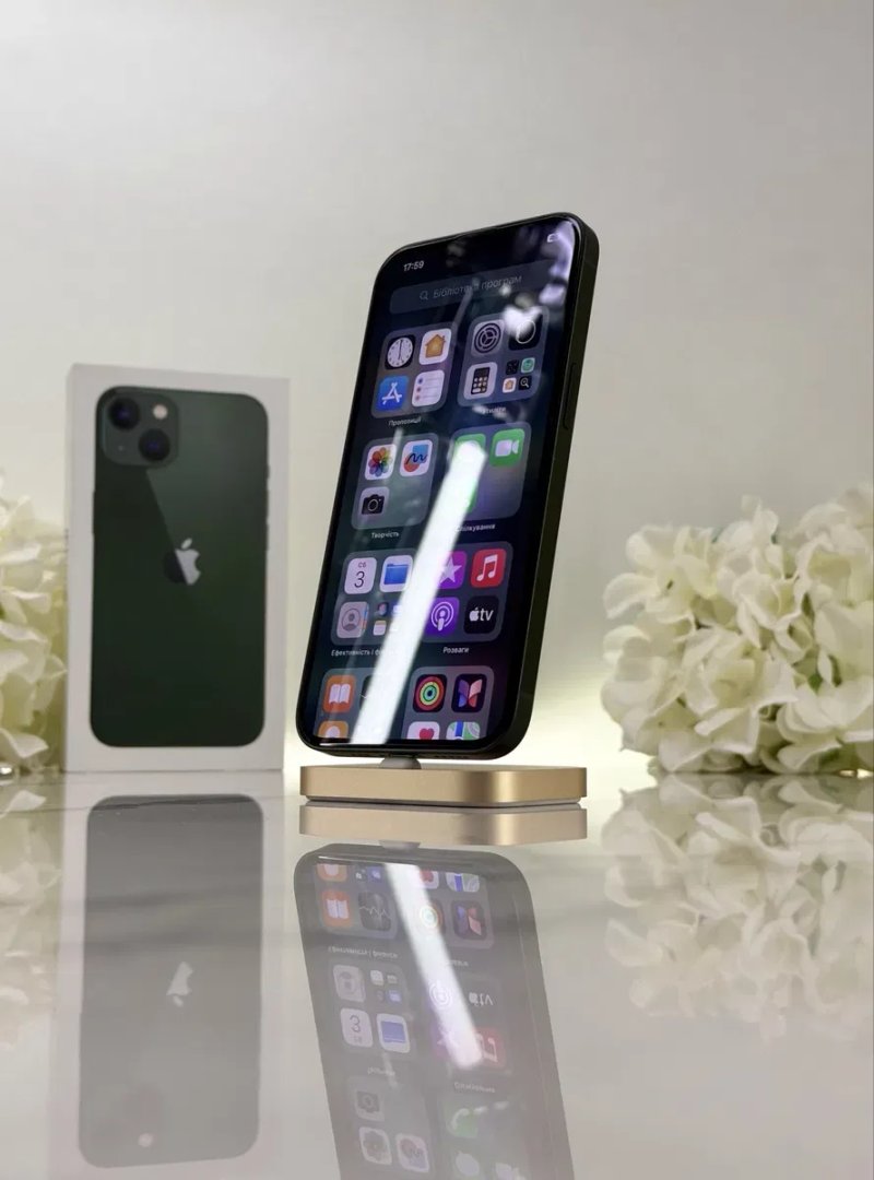 Стан Нового! iPhone 13 Green 100%АКБ Neverlock (Магазин Гарантія) — фото 4