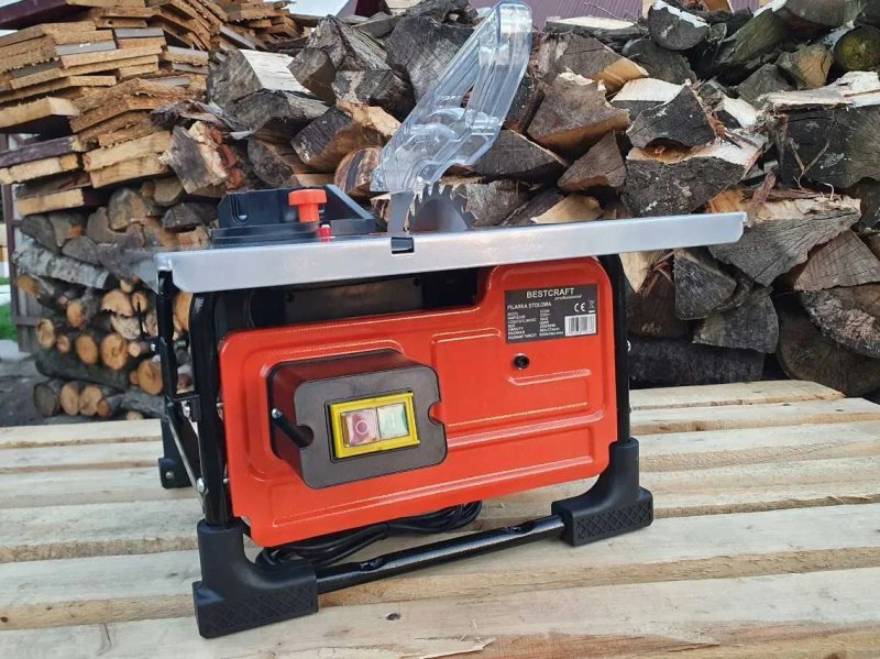 Стаціонарна циркулярна пила Циркулярка 1500W Bestcraft EC554 Польща — фото 6
