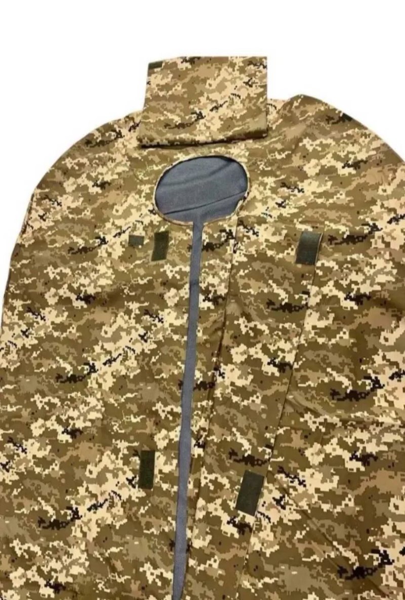 Статутний спальний мішок ЗСУ зимовий  Gore- Tex -30°C олива піксель 210×100 — фото 6