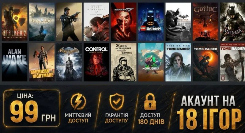 Steam PC The Witcher 3 Remastered, Cyberpunk 2077,STALKER 2,Crimson Desert, Elden Ring,Mafia, Resident Evil, Hogwards Legacy, та інші! — фото 3