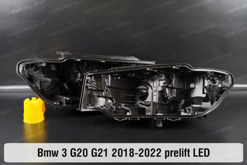 Стекла корпус фар световод BMW G20 2018-2023 ксенон лед LED стекло фар — фото 2