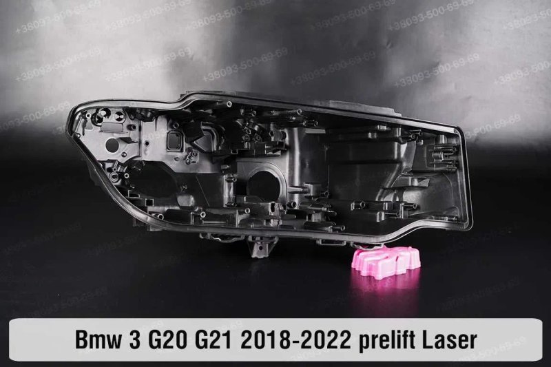Стекла корпус фар световод BMW G20 2018-2023 ксенон лед LED стекло фар — фото 4