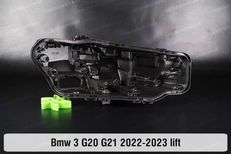 Стекла корпус фар световод BMW G20 2018-2023 ксенон лед LED стекло фар — фото 7