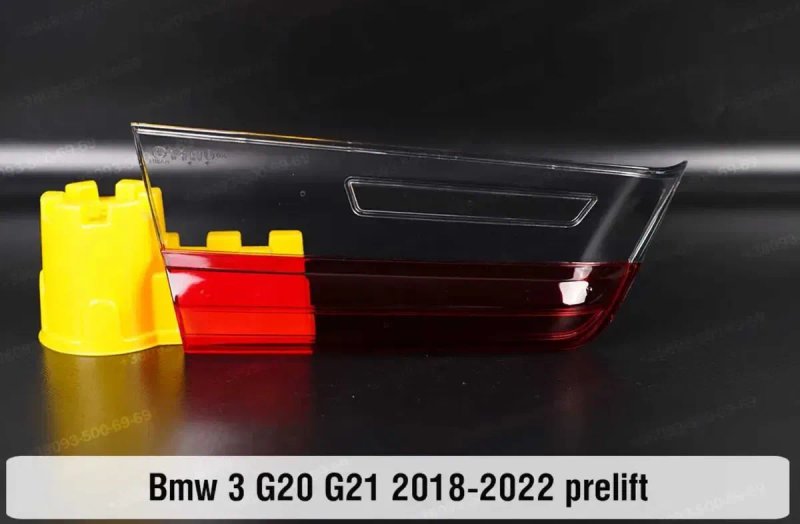 Стекла корпус фар световод BMW G20 2018-2023 ксенон лед LED стекло фар — фото 8