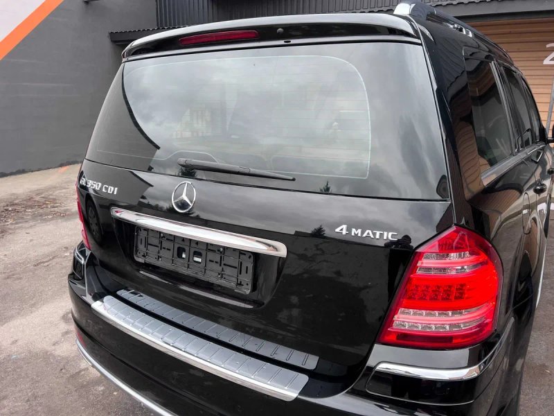 Стекло в крышку багажника Mercedes GL X164 скло задней двери скло ляды — фото 5