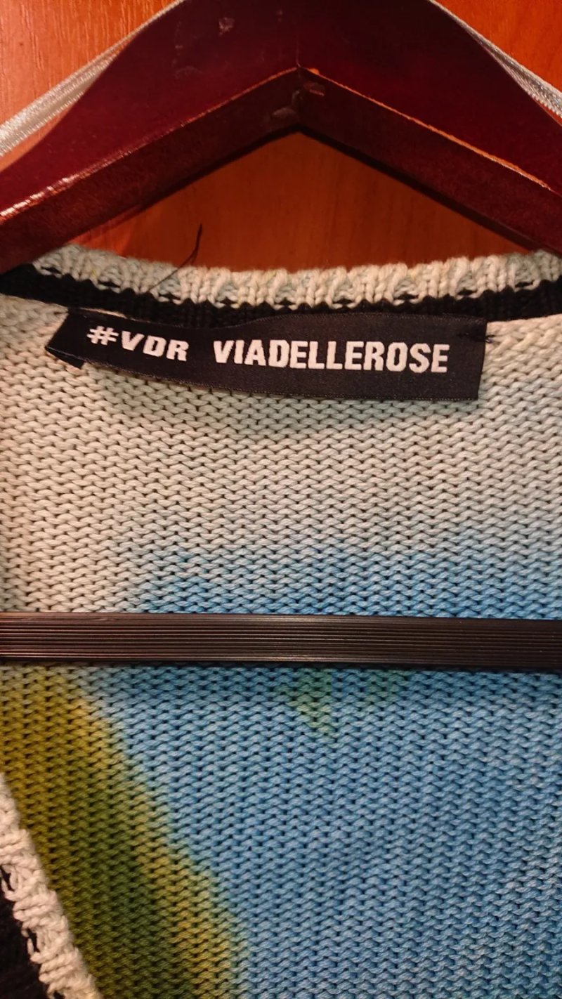 Стильний кардиган оверсайз #VDR VIADELLEROSE, бохо — фото 8