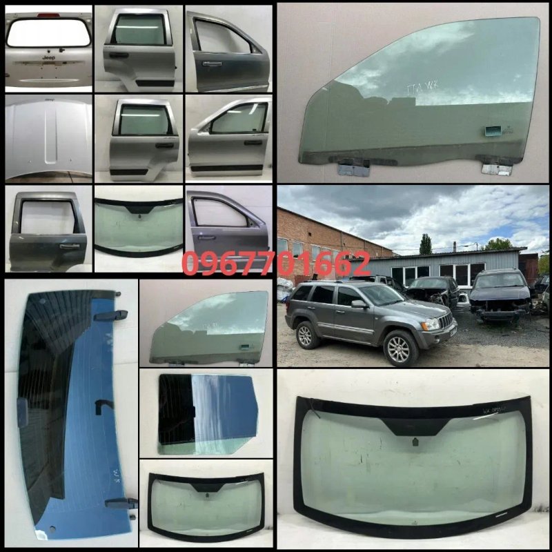 Стьокла Дверей Jeep Grand Cherokee WK1 3.0 2005/2009 WJ 2.7 1999/2005 Розборка !!! — фото 8