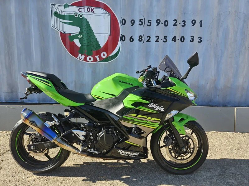 СТОКМОТО Мотоцикл Kawasaki Ninja 400 2020рік. Пробіг 8000км.РОЗМИТНЕНИЙ Стан НОВОГО  !Без пробігу по Україні Кавасаки нинзя — фото 5